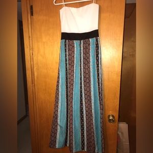 Crop maxi summer dress